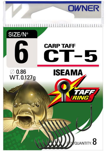 Image sur Owner CT-5 Carp Taff Iseama, vel.2 (8ks)