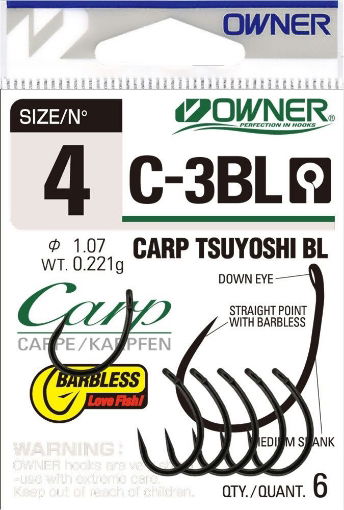 Image sur Owner C-3BL Carp Tsuyoshi BL, vel.4 (6ks)