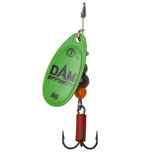 Image sur DAM EFFZETT Fluo Spinner Green, #3 6g