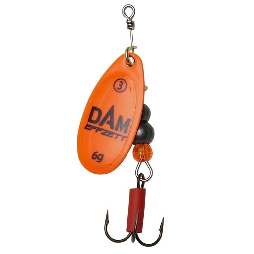 Image sur DAM EFFZETT Fluo Spinner Orange, #3 6g