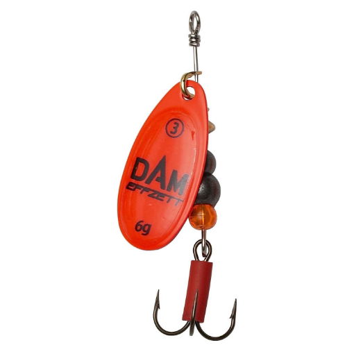 Image sur DAM EFFZETT Fluo Spinner Red, #4 10g