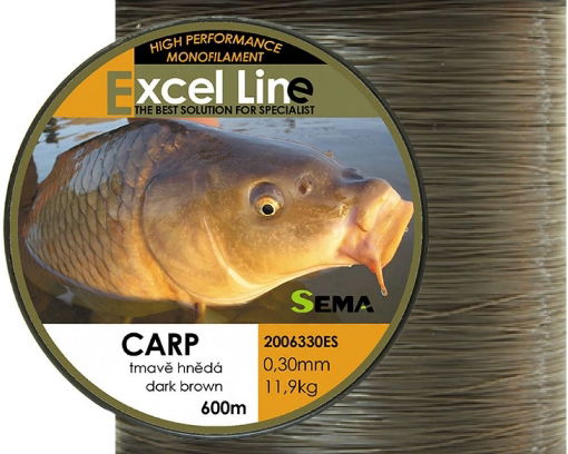 Obrazek Sema Excel Line Carp 600m, 0.20mm 5.85kg