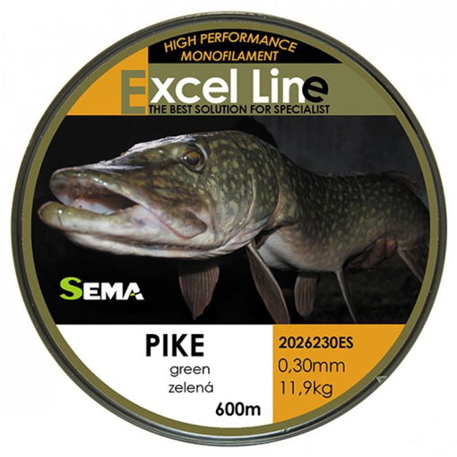 Obrazek Sema Excel Line Pike 600m, 0.25mm 8.40kg