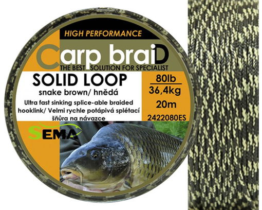 Image sur Sema Carp braiD Solid Loop 10m, 40lbs/18.2kg