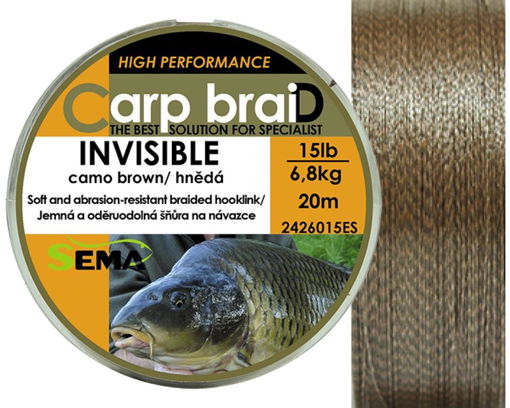 Image sur Sema Carp braiD Invisible 20m 15lbs/6.8kg