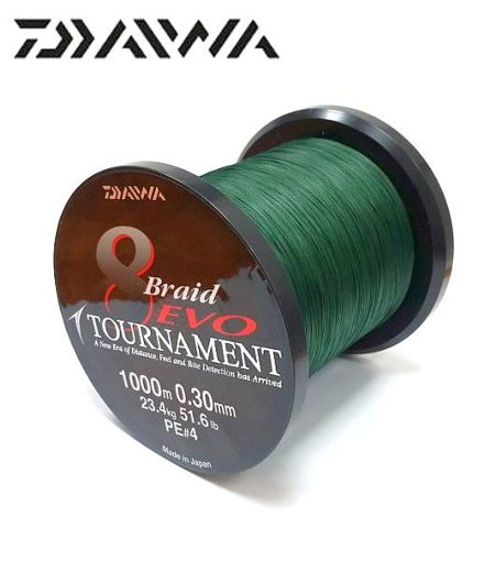 Image sur Daiwa Tournament 8 Braid EVO Tm.zelená, 0.45mm 1m