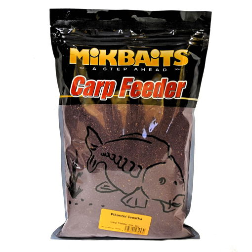 Image sur Mikbaits Carp Feeder Mix 1kg, Pikantní švestka