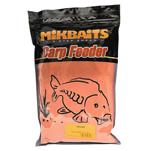 Picture of Mikbaits Carp Feeder Mix 1kg, Jahoda