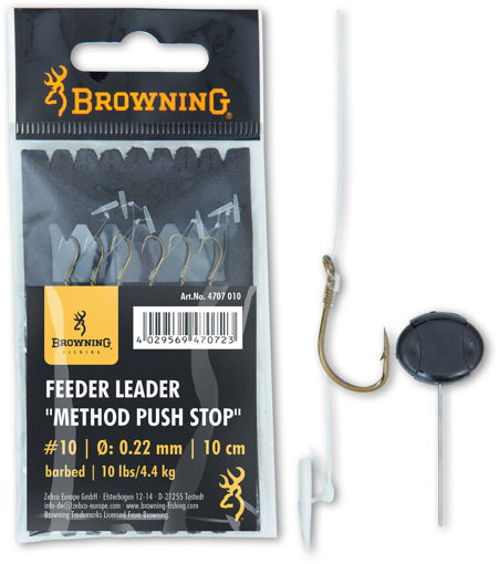 Obrazek Browning Feeder Leader Method Push Stop, #16 .18mm