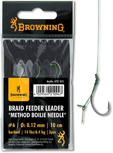 Image sur Browning Braid Feeder LM Boilie Needle, #4 .14mm