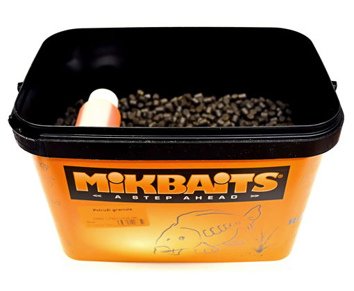 Obrazek Mikbaits Pstruží granule 8mm,2,5kg+100ml Losos Oil