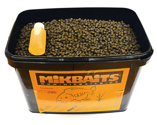 Bild von Mikbaits Pstruží granule 8mm,10kg+100ml Losos Oil