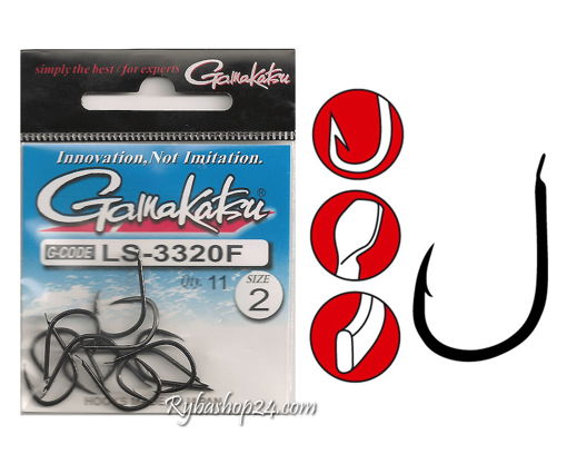 Obrazek Gamakatsu LS-3320F Hook, vel.2