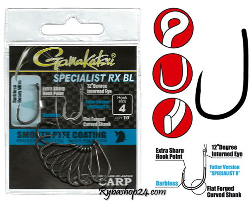 Obrazek Gamakatsu G-Carp Specialist RX BL, vel.6