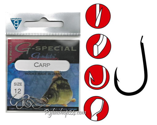 Obrázek Gamakatsu G-Special Carp, vel.14