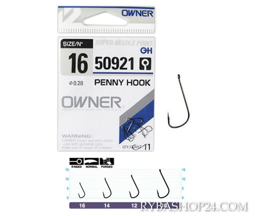 Bild von Owner 50921 Penny Hook, vel.10