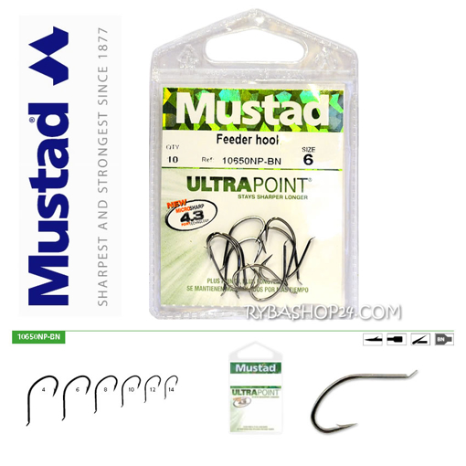 Picture of Mustad UltraPoint 10650NP-BN Feeder, vel.4