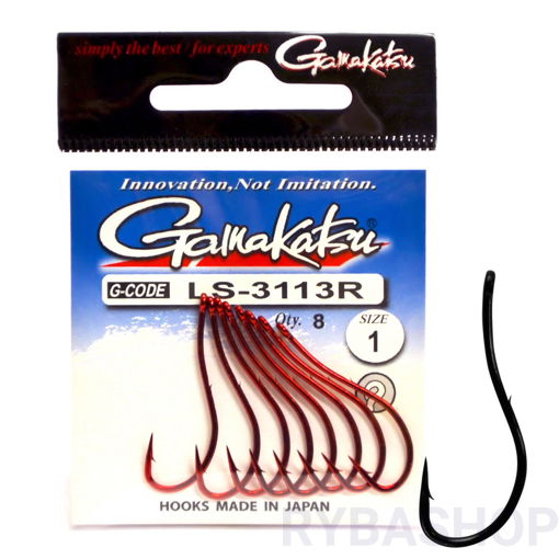 Obrazek Gamakatsu LS-3113R Hook, #1 (8ks)