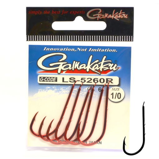 Obrazek Gamakatsu LS-5260R Hook, #6/0 (11ks)