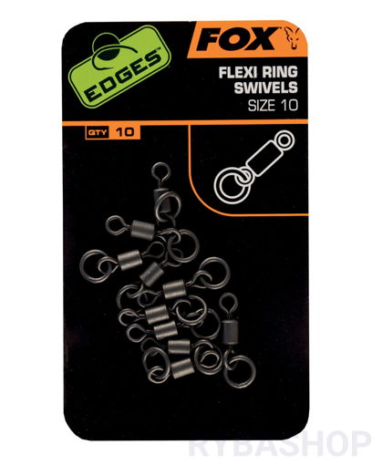 Bild von FOX Edges Flexi Ring Swivels, vel.10 