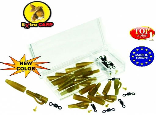 Bild von Extra Carp Lead Clip Extra Box With Rolling Swivel