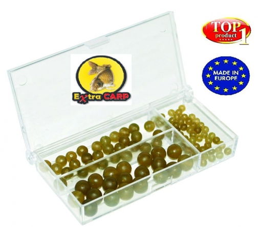 Obrazek Gumové korálky Extra Carp Ruber Beads Set 100ks