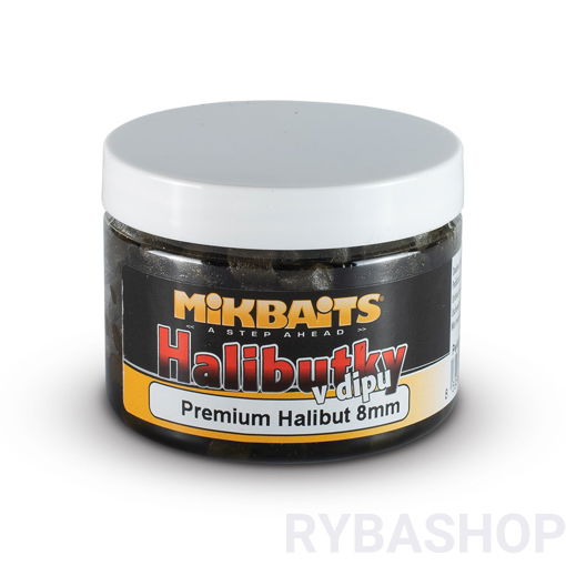 Image sur Halibutky v dipu 150ml, Premium Halibut 8mm