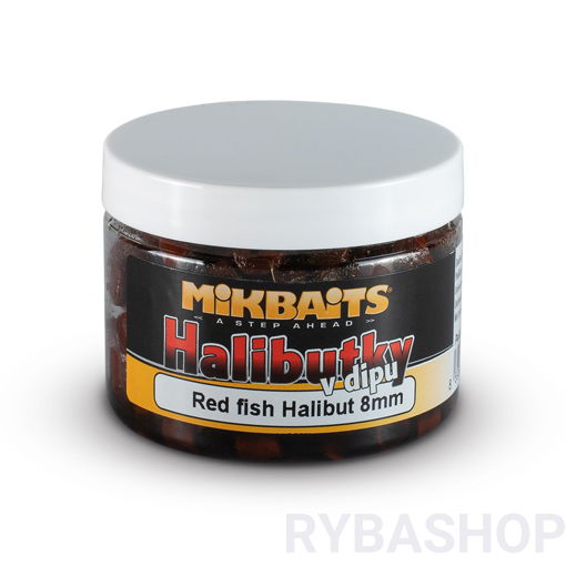 Bild von Halibutky v dipu 150ml, Red Fish Halibut 8mm