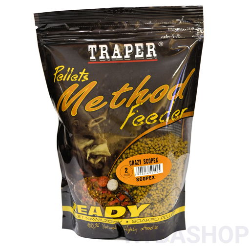 Obrazek Pelety Traper Method Feeder Ready 500g, Vanilka