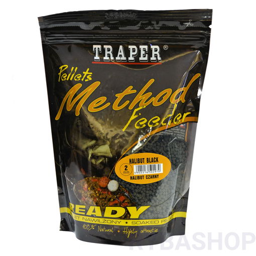 Obrazek Pelety Traper Method Feeder Ready 500g, Red Halibut