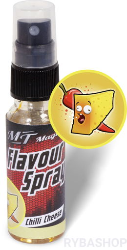 Obrazek Magic Trout Flavour Spray 25ml, Chilli Sýr