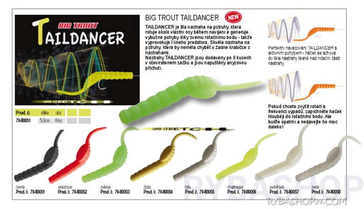 Obrazek Cormoran Big Trout Taildancer 5.0cm, šedá