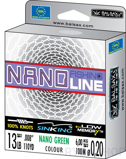 Bild von Balsax Nano Green 300m 0.30mm 11.5kg