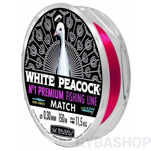 Bild von Balsax White Peacock Match 100m 0.10mm 1.70kg