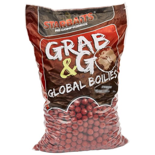 Image sur StarBaits Global Boilies 10kg Strawberry Jam