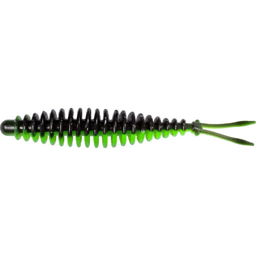 Obrazek T-Worm V-Tail Sýr 6.5cm, neonová zelená/černá