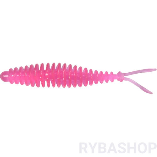 Obrazek T-Worm V-Tail Sýr 6.5cm, neonová růžová