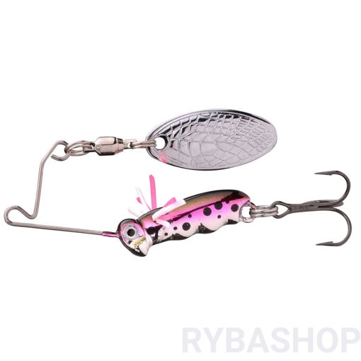 Obrazek SPRO Larva Micro Spinnerbait 4cm, Rainbow Trout