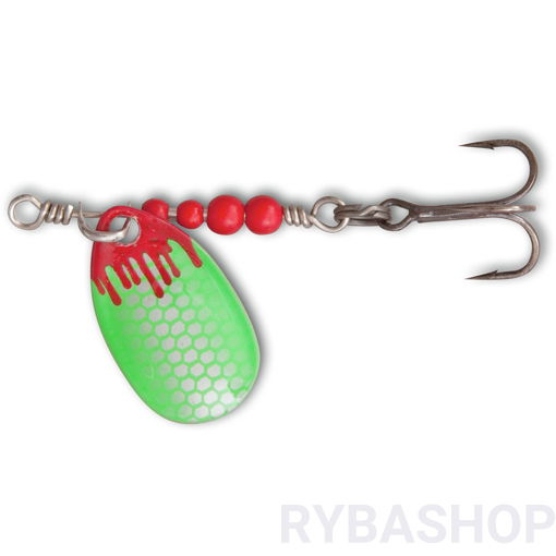 Obrázek Třpytka Magic Trout Bloody UL Spinner,silver/green