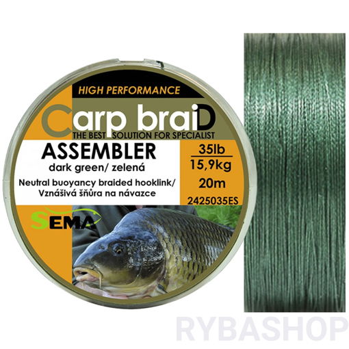 Image sur Sema Carp braiD Assembler 20m 35lbs