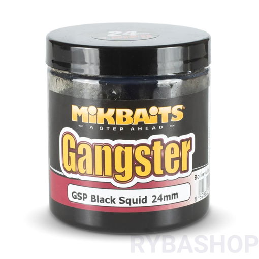 Gangster Boilie v dipu 250ml GSP Black Squid 24mm