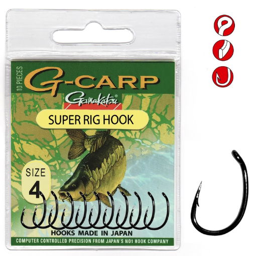 Gamakatsu G-Carp Super Rig Hook 4