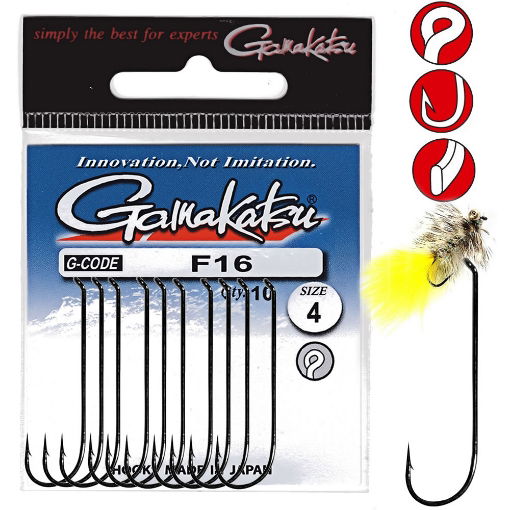 Gamakatsu F16 Hook #8 12ks