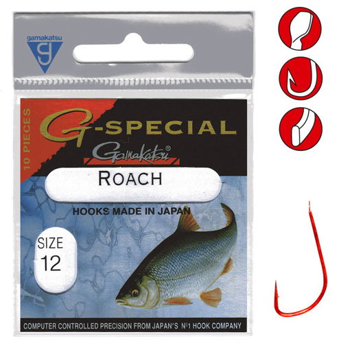 Gamakatsu G-Special Roach B Hook #18 10ks