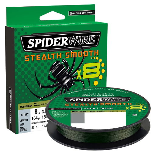 Image sur SpiderWire Stealth Smooth 8 Moss Green 150m 0.07mm