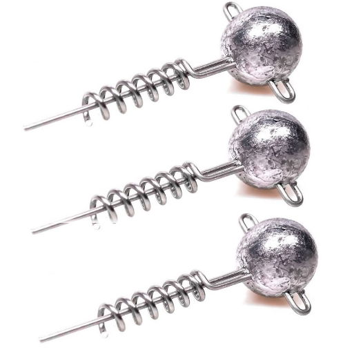 Image sur Tête plombée SAF Anaconda Screw-in 27g 3pcs