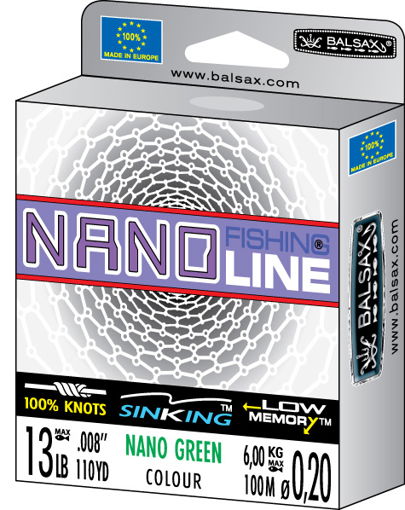 Bild von Balsax Nano Green 300m 0.35mm 15.0kg