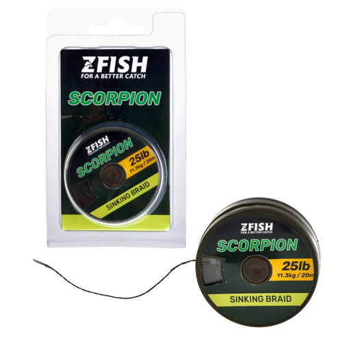 Zfish Scorpion Sinking Braid 20m 25lb