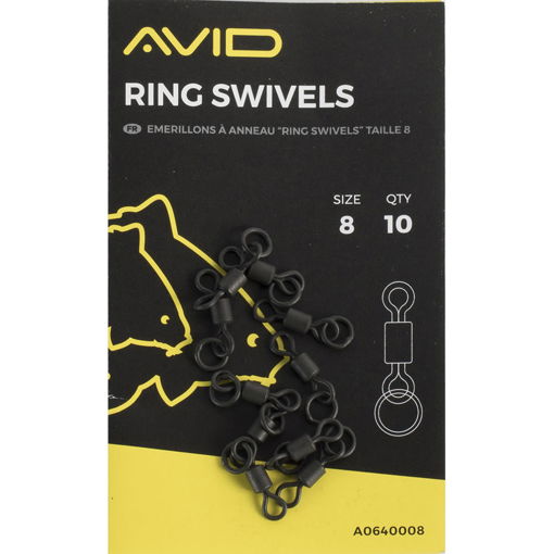 Bild von Avid Carp Outline Ring Swivels #8