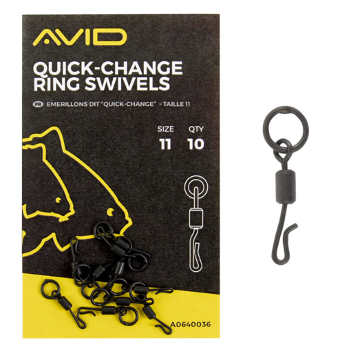 Picture of Avid Carp Outline Quick Change Ring Swivels #11